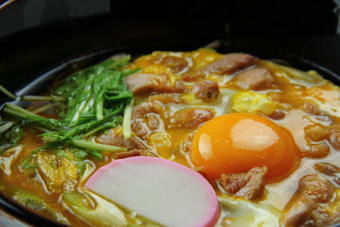 奥久慈しゃもの親子蕎麦