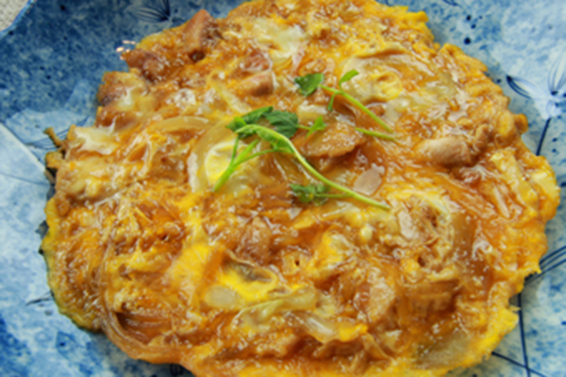 【単品一例】奥久慈しゃものお肉を奥久慈しゃものたまごでとじた贅沢な親子煮です